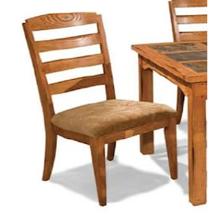 Casual Dining Side Chair with Ladderback